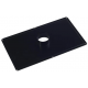 Plaque de Propreté pour plafond Noir mat 300 x 500 - Ø 80 mm - 128080