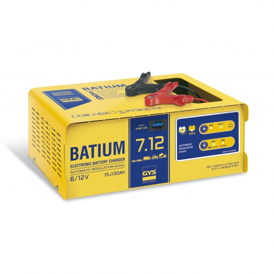 Chargeur Automatic BATIUM 7 A pour batterie 6 / 12 V - 024496