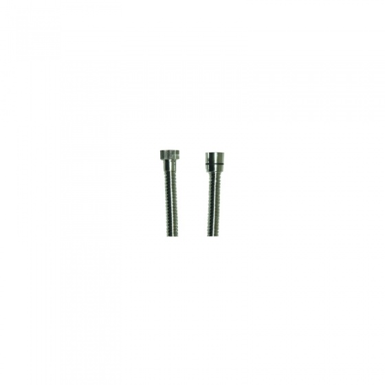 Flexible Douche 1.70 m métal Double Agraffage Inox F1/2 - F1/2