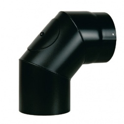 Coude 90° Noir Mat Ø 150 mm - C90D150I