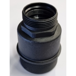Corps plastique noir mâle / mâle pour douche Sporting - 714CM