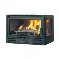 Insert à bois 9.6 Kw Firebox Riga 49 VF SX gauche Edilkamin - 808620