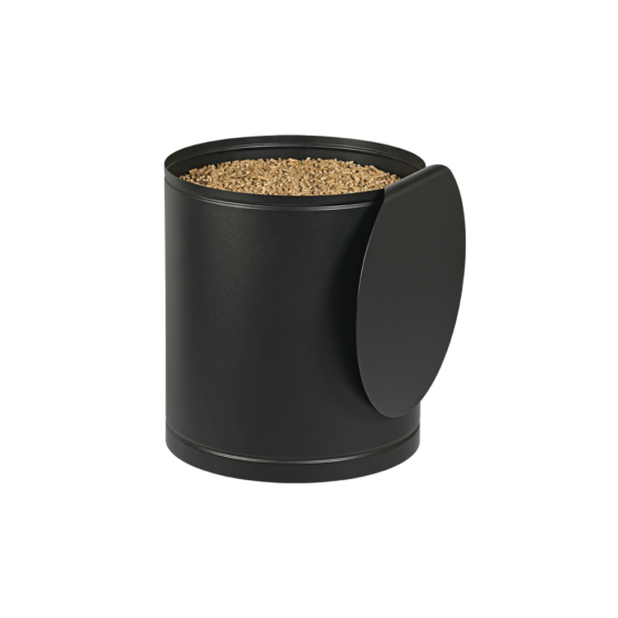 Rangement à Granulés en acier PALASS Noir - 005.10625N3