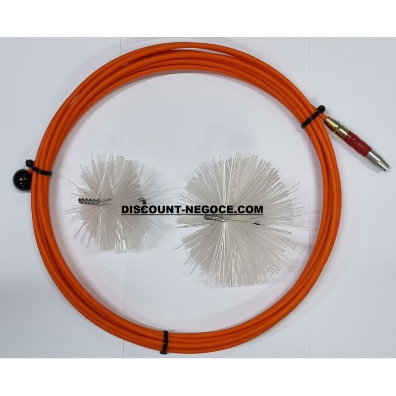 Kit De Ramonage Pour Poêle à Pellet Diamètre 80 10m