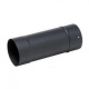 Tuyau de 250 mm Noir Mat Ø 130