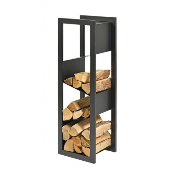 Rangement à Buches en acier ESCALE Noir - 005.10650N3