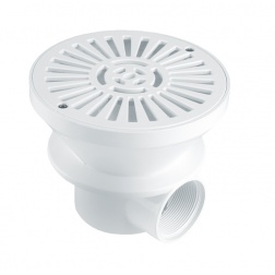 Bonde de Fond BETON Ø 170 mm Standard ABS Blanc 01467