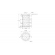 Panier en Ø 63 mm acier inoxydable pour évacuation - P63