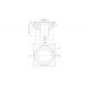 Siphon de Sol Inox 100 x 100 Vertical Ø 40 mm - 1040