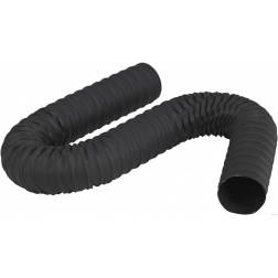 Flexible Alu Noir pour amenée d'air frais Ø 60 mm - Piece
