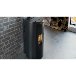 Poêle à pellet étanche Edilkamin CELIA Air Tight 2.7 à 7.2 Kw acier noir 810310