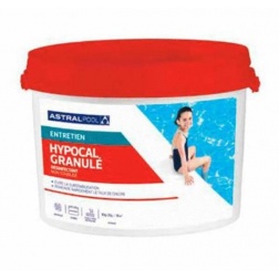 Chlore non stabilisé (hypochlorite de calcium HYPOCAL) en granulés 5 Kg - A12005