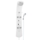 Colonne de douche Valentin multifonctions NAUTILUS verre blanc 499000