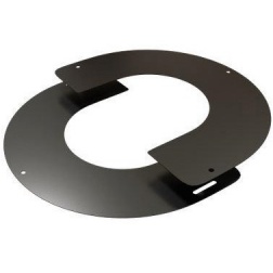 Plaque de finition ronde rampant Noir de 0 à 30 °