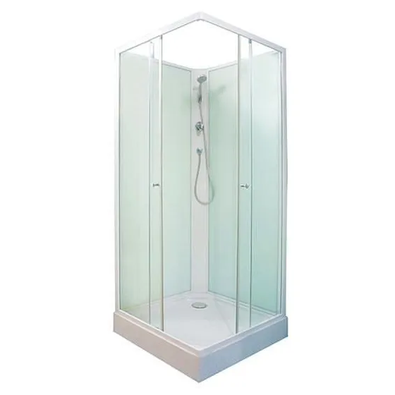 Cabine intégrale carré 80x80 YAKO accès d'angle