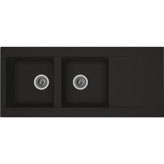 Évier à encastrer Moderna EINNA noir 11600x500x200 - ESBE116U07