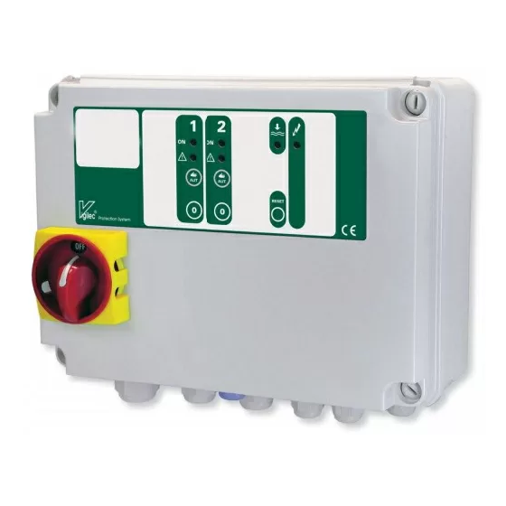 Coffret électrique de commandes Guinard pour pompes de relevage AE01401
