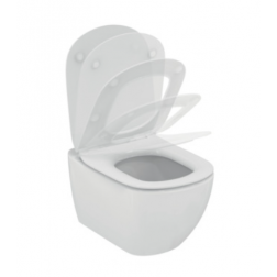 Cuvette suspendue Ideal Standard Aquablade Tesi avec abattant