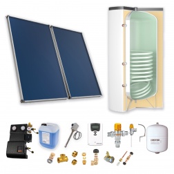 Pack solaire pour eau chaude sanitaire soutien électrique - PSOLECSE22