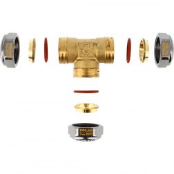 Té pour circuit solaire CU 22 - 254602