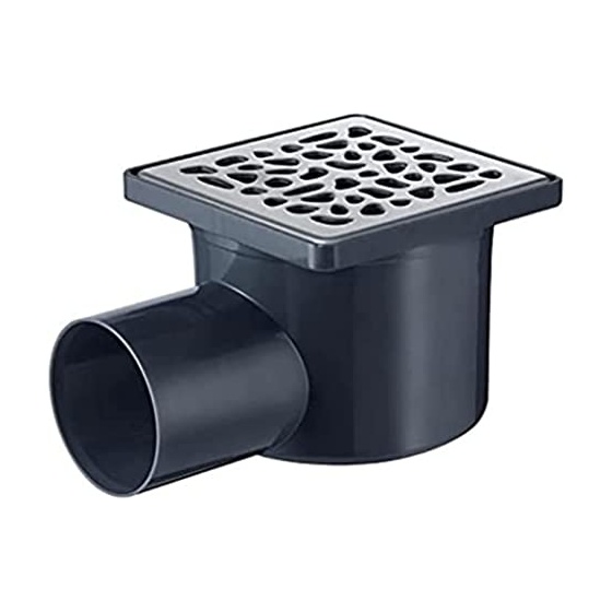 Siphon de sol pour bac à douche à l'italienne 100 x 100 mm - 30720725