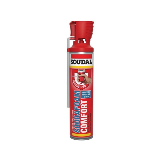 Bombe de mousse isolante Polyuréthane PU SOUDAFOAM COMFORT - 600 ml