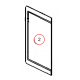 Vitre pour Edilkamin SIDE3 New Lat 434 x 500 - R766290