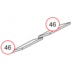 Déflecteur scamolex STIL62/76 pour Edilkamin Cristal 76 - R242310