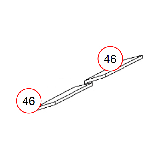 Déflecteur scamolex STIL62/76 pour Edilkamin Cristal 76 - R242310