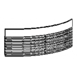 Grille supérieure pour Edilkamin SALLY Plus R791420