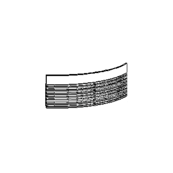 Grille supérieure pour Edilkamin SALLY Plus R791420