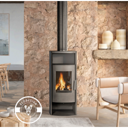 Poêle à bois Ecoforest Danubio 8 Kw gris anthracite - 20941