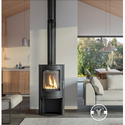 Poêle à bois Ecoforest Rin 6 Kw gris anthracite - 20943