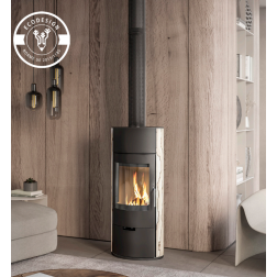 Poêle à bois Ecoforest Elba 6 Kw gris anthracite - 20944