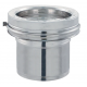 Adaptateur double paroi DPINOX - Simple paroi lisse Joncoux --- Ø 150/210 - Ø150