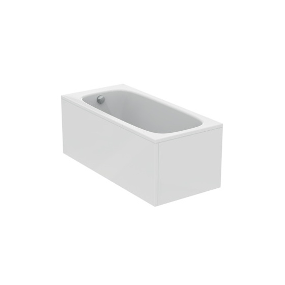 Baignoire rectangulaire Ideal Standard i.life en acrylique blanc