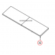 Déflecteur supérieur en scamolex pour Edilkamin - Blockk 70 - R 1104390