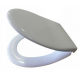 Abattant double Blanc Thermoplast déclipsable à descente progressive - B 21