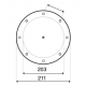 Kit Dôme de Filtre transparent PENTAIR pour Triton 8 1/2" - G-15-4600