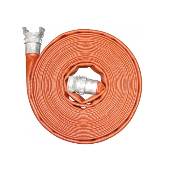 Tuyau souple 40 m FIREFLEX Ø 25 mm avec 2 demie raccord ALU SYM