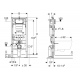 Bati support WC Autoportant GEBERIT DUOFIX Sigma