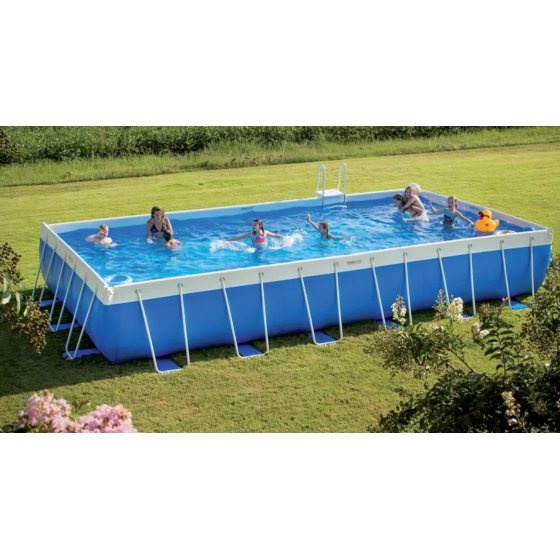 Piscine hors sol tubulaire Laghetto 4m x 7.80m - KITCLA47S