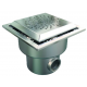 Bonde de fond carrée anti-vortex inox Astralpool pour piscine béton - 75182