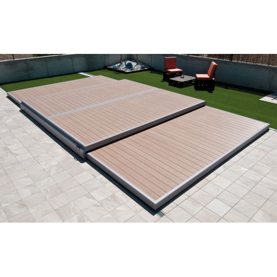 Abris / terrasse de piscine prêt à monter Astralpool Deckwel 6m x 3m