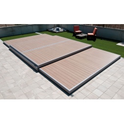 Abris / terrasse de piscine prêt à monter Astralpool Deckwel 8m x 4m