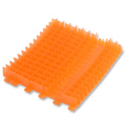 Brosse PVC Dyn Cb orange clair pour robots Dolphin Explorer/Master - 6101647