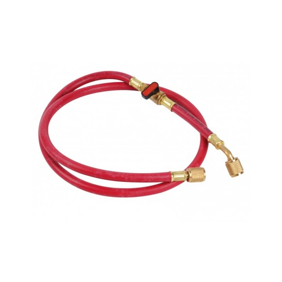Tuyau flexible rouge Long 1500 mm avec vanne coudées - COR25428