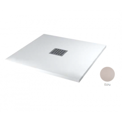 Receveur de douche Mina extra plat antidérapant Ayor 90 x 90mm écru - 800062