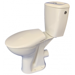Pack Wc à poser reconditionné Duravit en céramique blanche