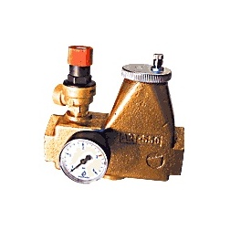 Séparateur d''air Horizontal à visser laiton Ø 20 x 27'
